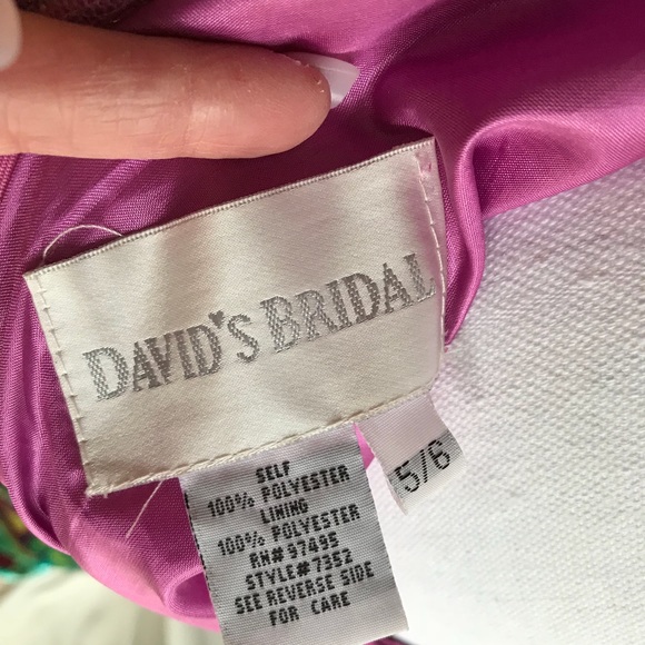 NWOT David’s Bridal Dress/Gown size 5/6 - Picture 6 of 10